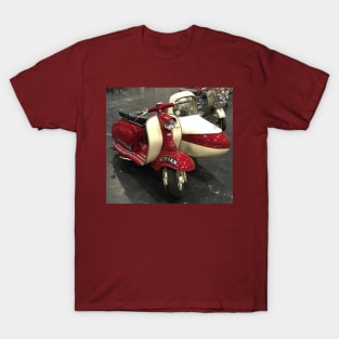 Lambretta Scooter and Sidecar T-Shirt